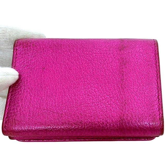 Balenciaga Trifold Wallet Mini Wallet Pink Everyday 551921
