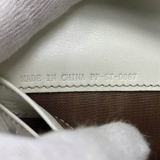 Celine Bifold Long Wallet Beige White Macadam Excellent Condition Wallet