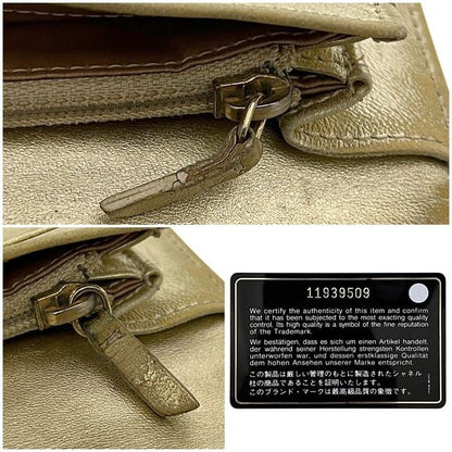 Chanel Bifold Long Wallet Gold Icon Symbol Charm A37151