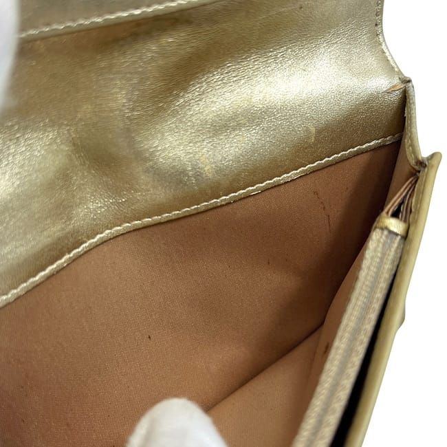 Chanel Bifold Long Wallet Gold Icon Symbol Charm A37151