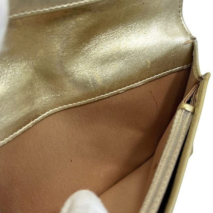Chanel Bifold Long Wallet Gold Icon Symbol Charm A37151