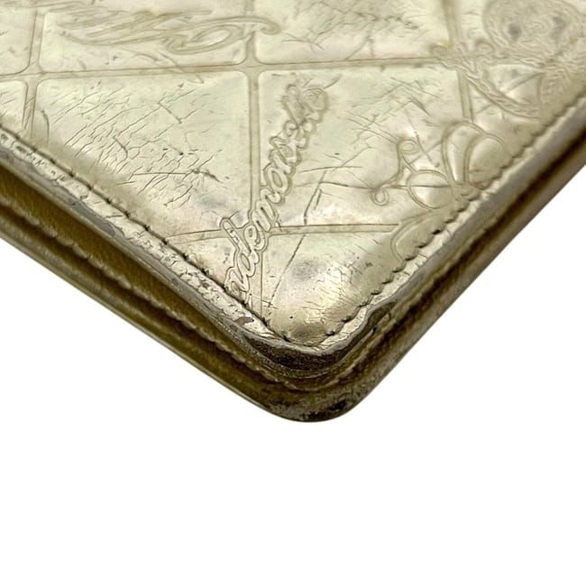 Chanel Bifold Long Wallet Gold Icon Symbol Charm A37151