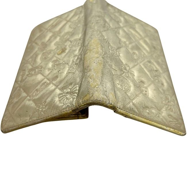 Chanel Bifold Long Wallet Gold Icon Symbol Charm A37151