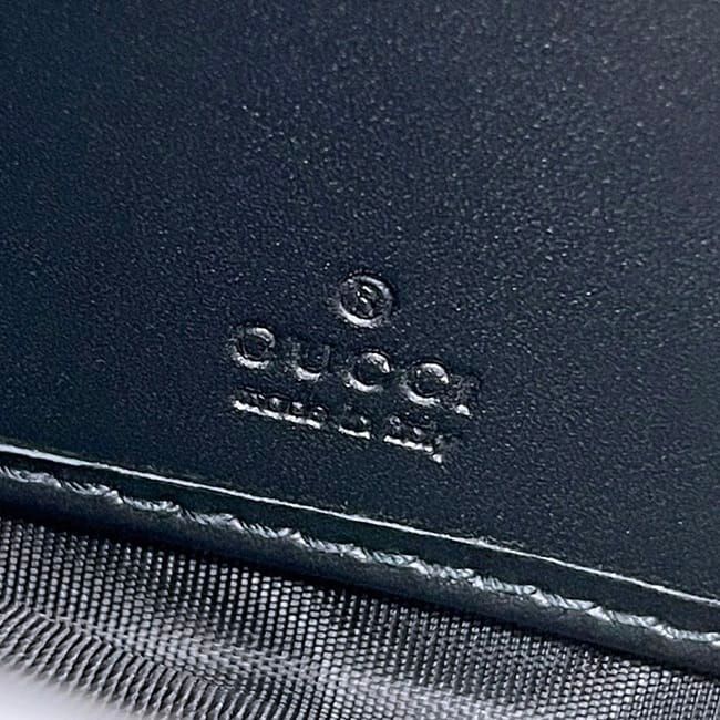 Gucci Round Zipper Long Wallet Black GG Supreme