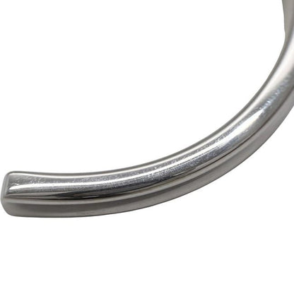 Tiffany & Co Bangle Cuff Narrow Silver 1837 Polished