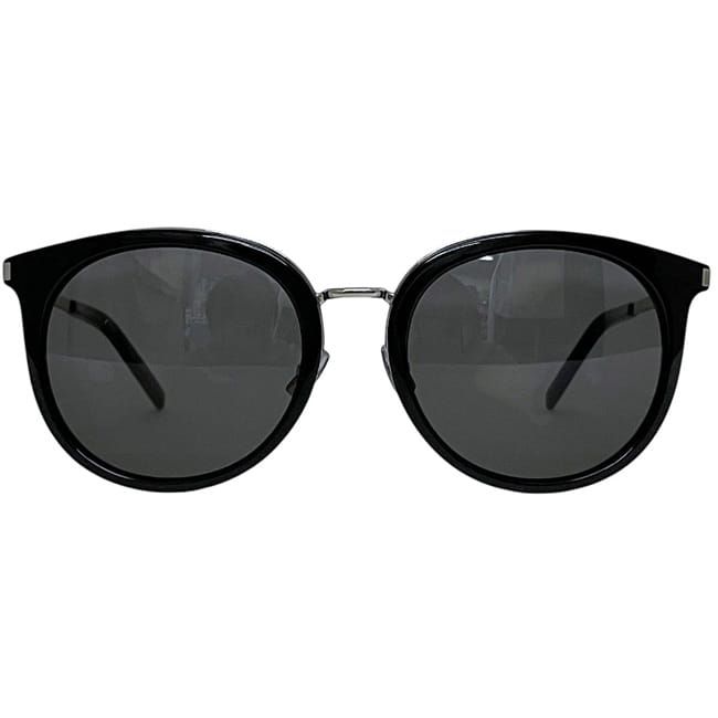Saint Laurent Sunglasses Black Silver Sl117 K
