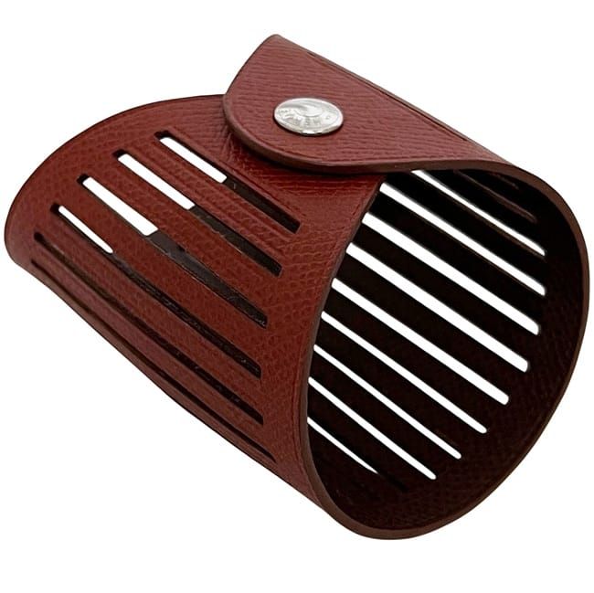 Hermes Bracelet Brown Petite Ash Excellent Condition Reversible Leather