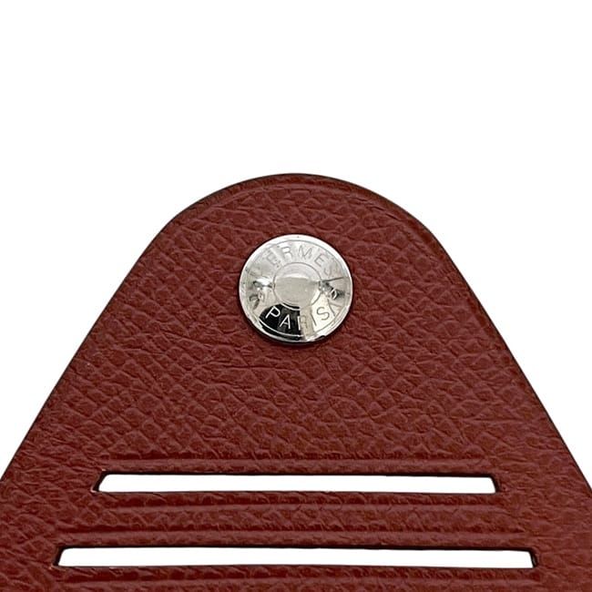 Hermes Bracelet Brown Petite Ash Excellent Condition Reversible Leather