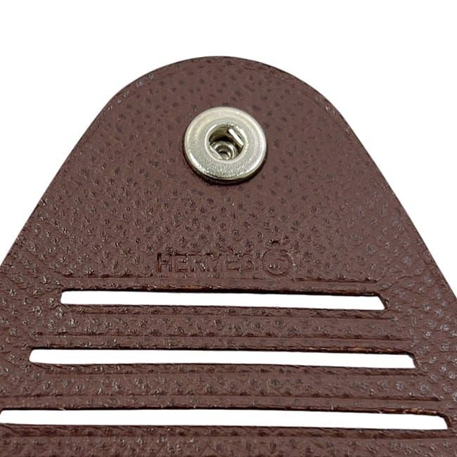 Hermes Bracelet Brown Petite Ash Excellent Condition Reversible Leather