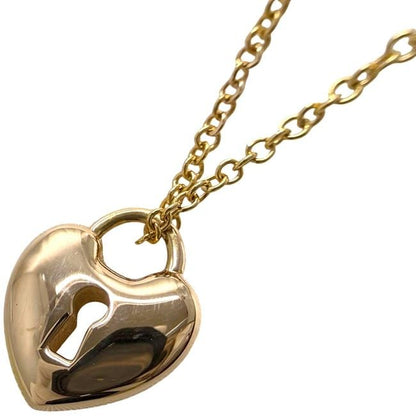 Tiffany & Co Necklace Heart Lock Yellow Gold YG