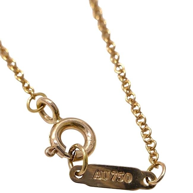 Tiffany & Co Necklace Heart Lock Yellow Gold YG