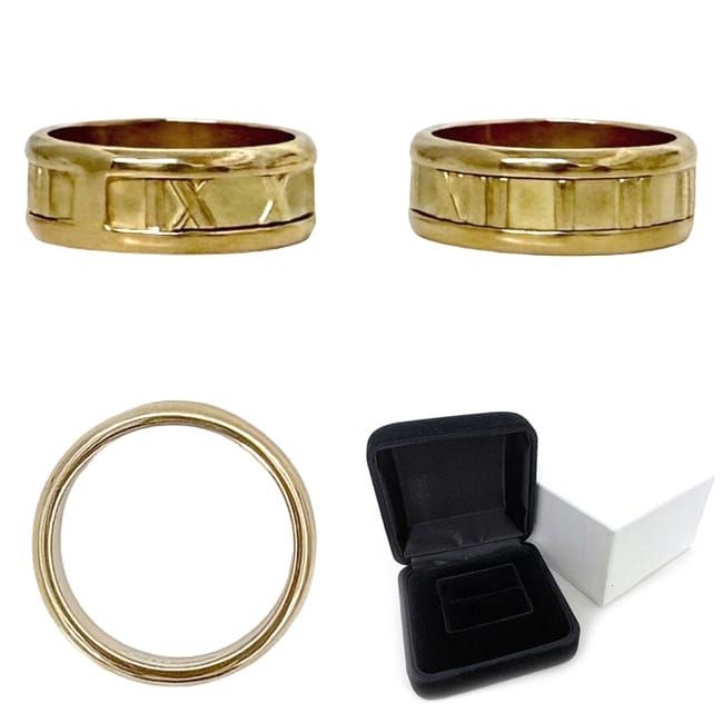 Tiffany & Co Ring Yellow Gold YG Atlas Ring JP12