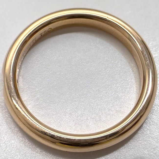 Tiffany & Co Ring Stacking Bands Yellow Gold YG Ring