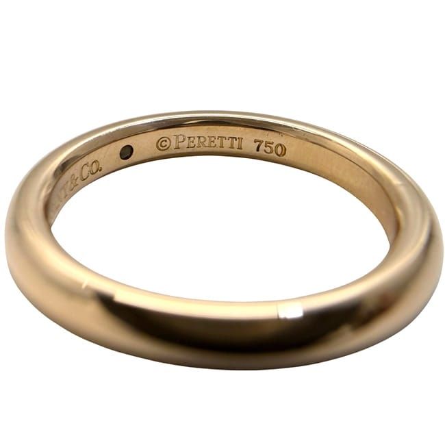 Tiffany & Co Ring Stacking Bands Yellow Gold YG Ring