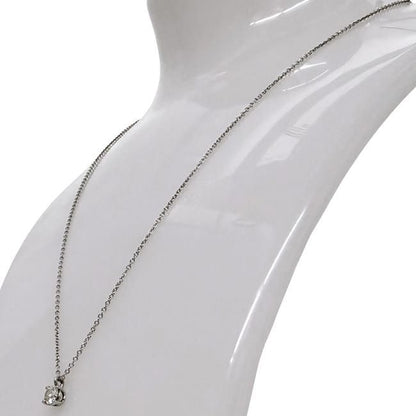 Tiffany & Co Necklace Solitaire Diamond 0.30ct Polished