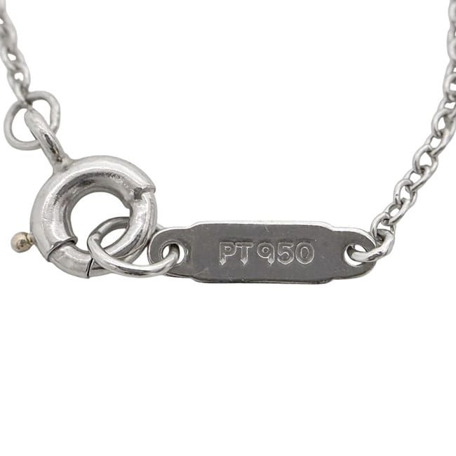 Tiffany & Co Necklace Solitaire Diamond 0.30ct Polished