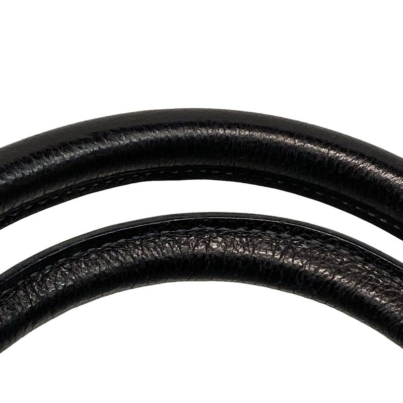 Dior Christian Dior Handbag Flight Trotter Navy X Light Grey X Black Leather