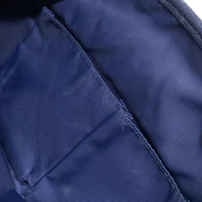 Gucci Shoulder Bag GG Pattern 510335 Blue Leather