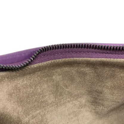 Bottega Veneta Shoulder Bag Large Veneta Bag Purple Leather