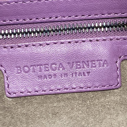 Bottega Veneta Shoulder Bag Large Veneta Bag Purple Leather