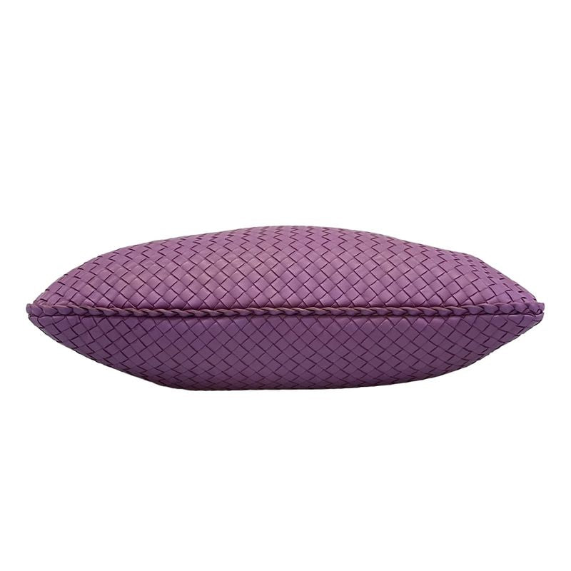 Bottega Veneta Shoulder Bag Large Veneta Bag Purple Leather