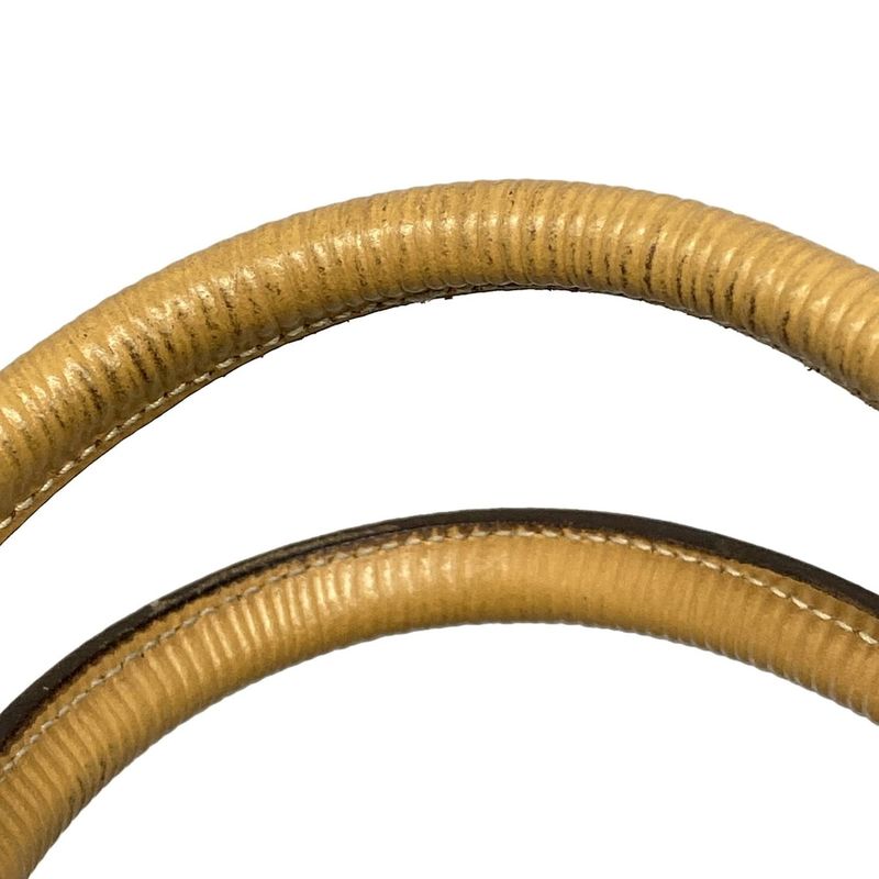 Fendi Boston Bag Zucca Pattern Brown×black×beige Leather