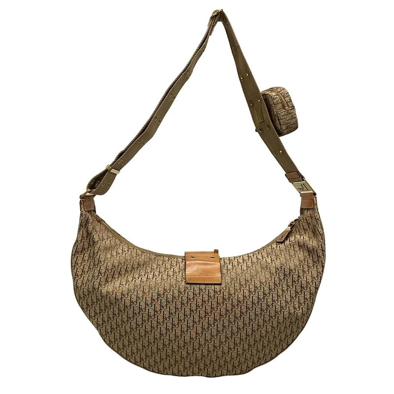 Dior Christian Dior Shoulder Bag Street Chic Trotter Beige and Light Brown