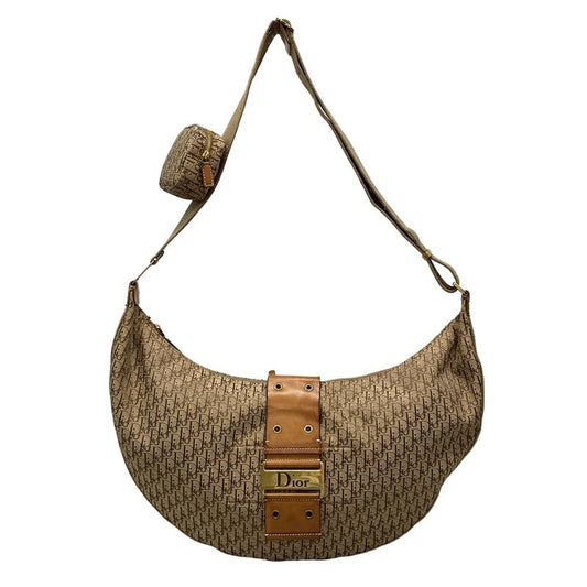 Dior Christian Dior Shoulder Bag Street Chic Trotter Beige and Light Brown