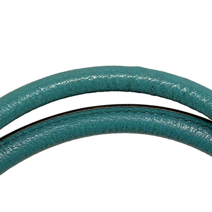 Gucci Tote Bag New Jackie GG Pattern 124407 Beige X Brown X Blue Green Leather