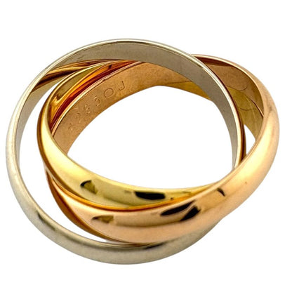 Cartier Trinity Ring Size 14 18k Gold 18K Yellow Gold Ladies Cartier Pre-owned