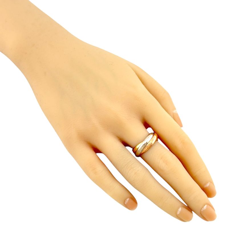 Cartier Trinity Ring Size 14 18k Gold 18K Yellow Gold Ladies Cartier Pre-owned
