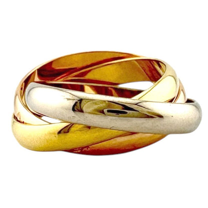 Cartier Trinity Ring Size 14 18k Gold 18K Yellow Gold Ladies Cartier Pre-owned