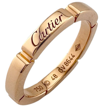 Cartier Maillon Panthère Ring Size 8 18k Gold 18K Pink Gold Ladies Cartier