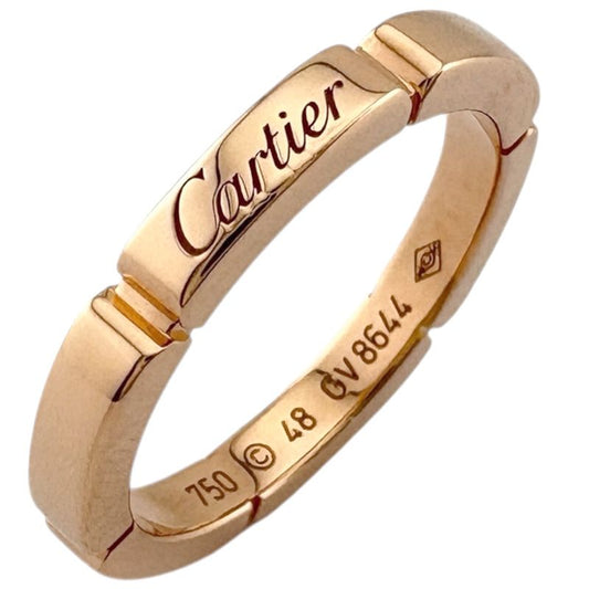 Cartier Maillon Panthère Ring Size 8 18k Gold 18K Pink Gold Ladies Cartier