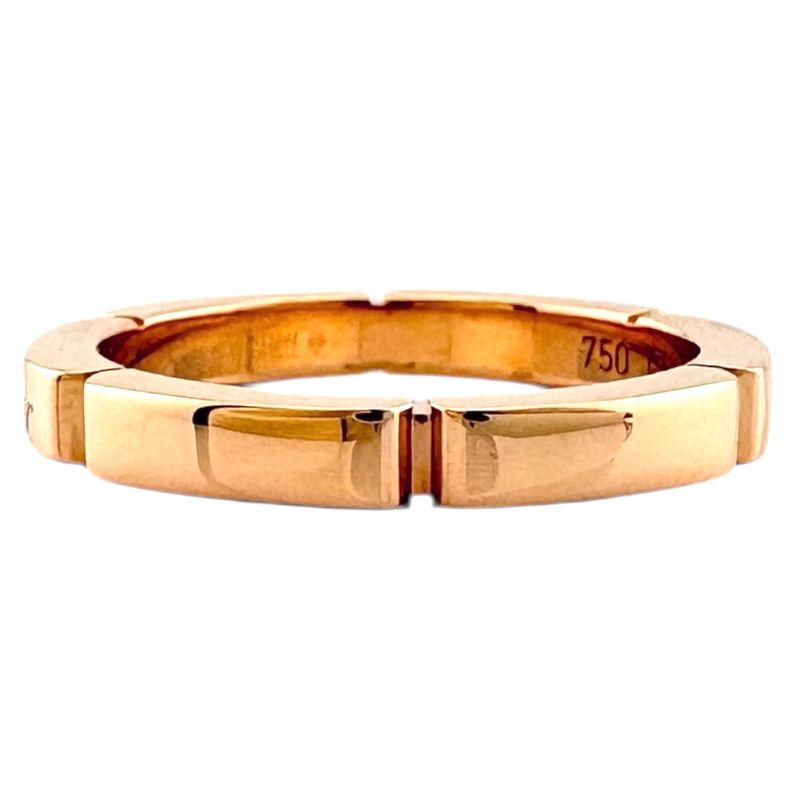 Cartier Maillon Panthère Ring Size 8 18k Gold 18K Pink Gold Ladies Cartier