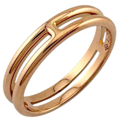 Hermes Ariane Ring Size 9 18k Gold 18K Pink Gold Ladies Hermes Preowned Hermes