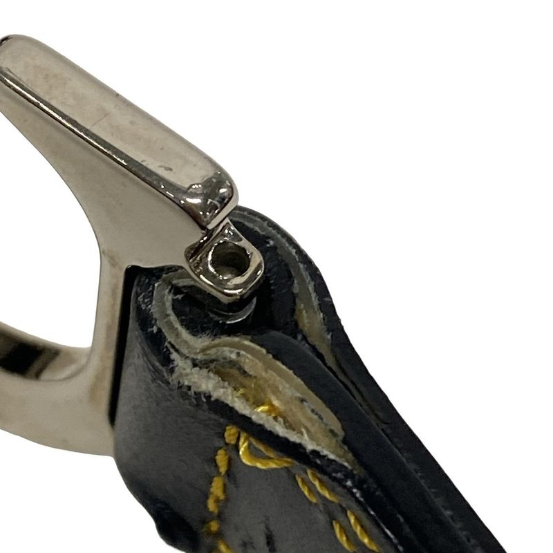 Dior Christian Dior Shoulder Bag Saddle Bag Trotter Ivory and Navy Silver