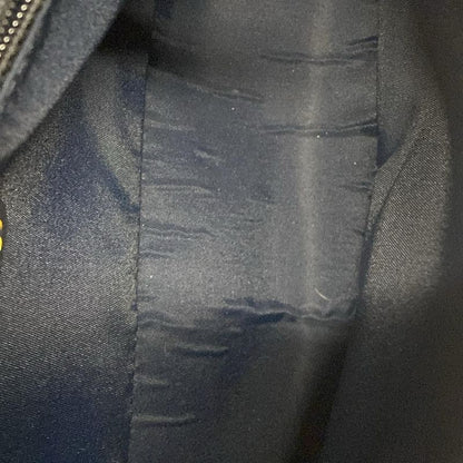 Dior Christian Dior Shoulder Bag Saddle Bag Trotter Ivory and Navy Silver