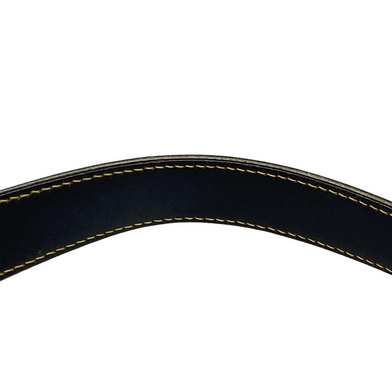 Dior Christian Dior Shoulder Bag Saddle Bag Trotter Ivory and Navy Silver