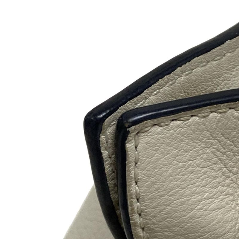 Loewe Flamenco Clutch Mini Ivory