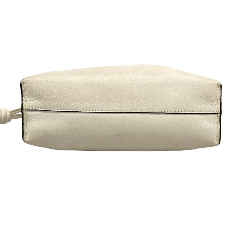 Loewe Flamenco Clutch Mini Ivory