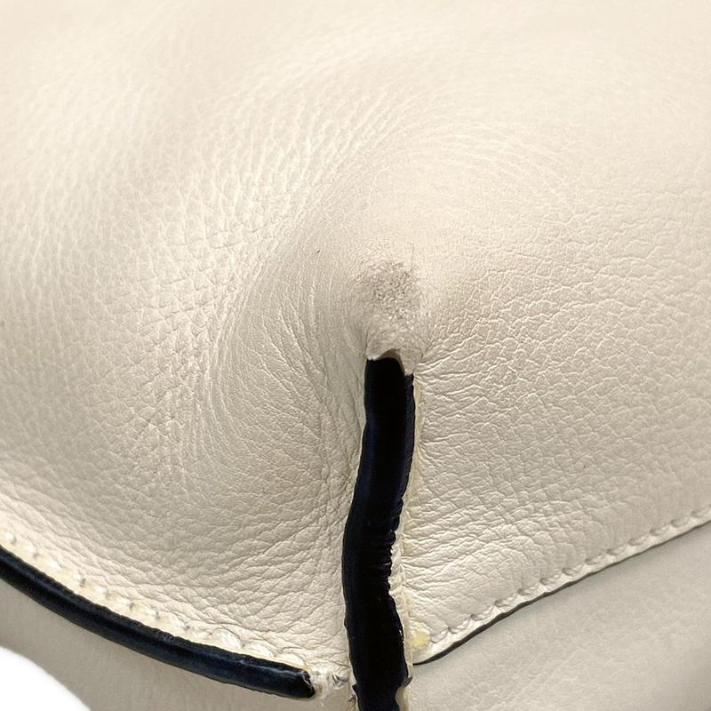 Loewe Flamenco Clutch Mini Ivory