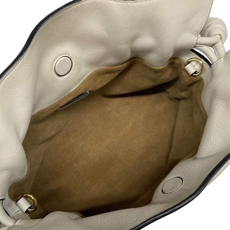 Loewe Flamenco Clutch Mini Ivory