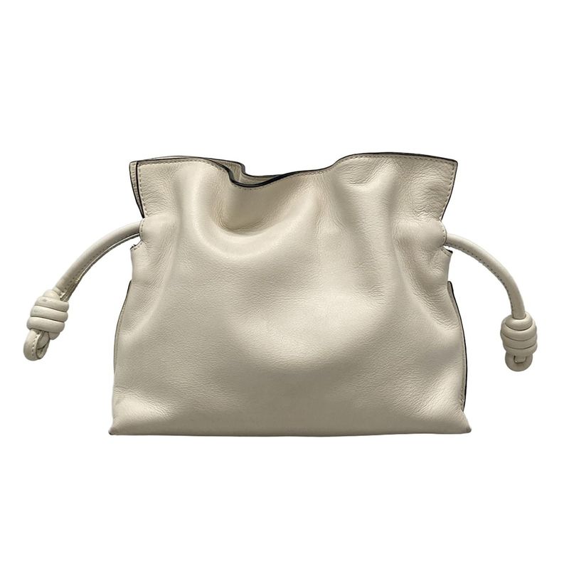 Loewe Flamenco Clutch Mini Ivory