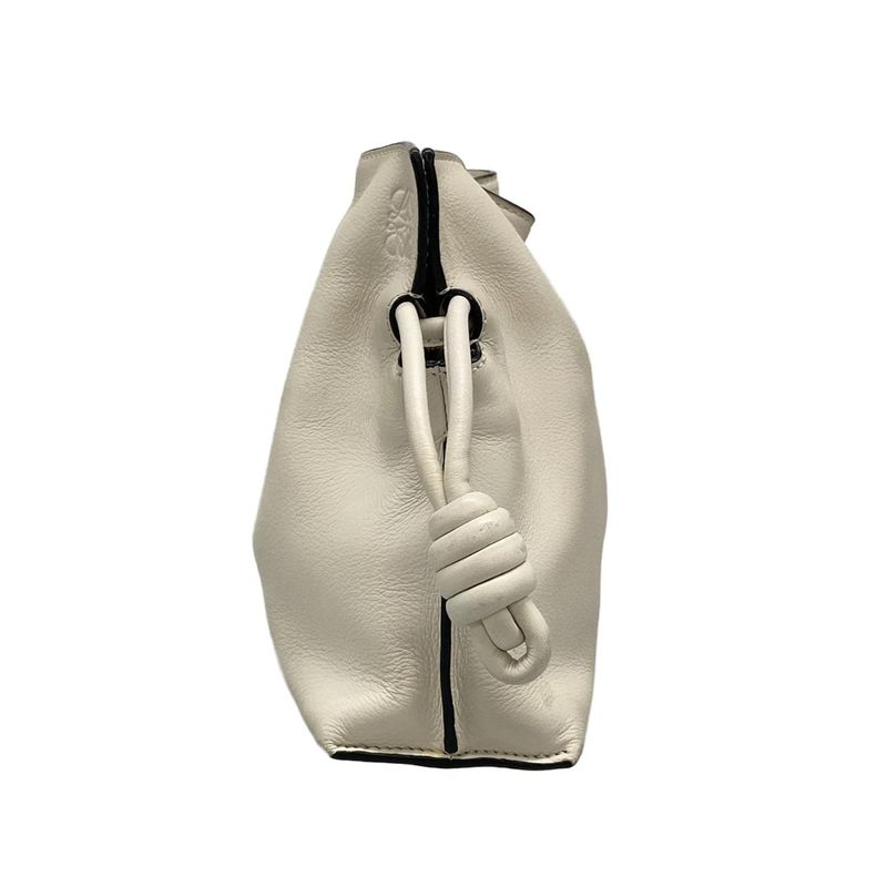 Loewe Flamenco Clutch Mini Ivory