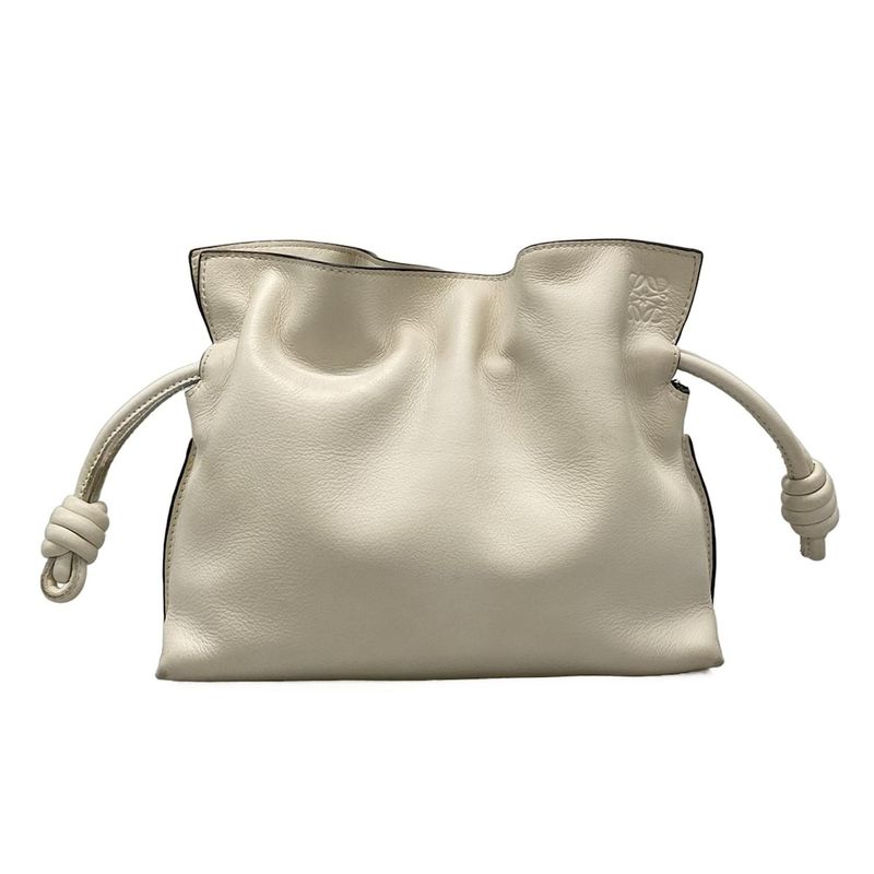 Loewe Flamenco Clutch Mini Ivory