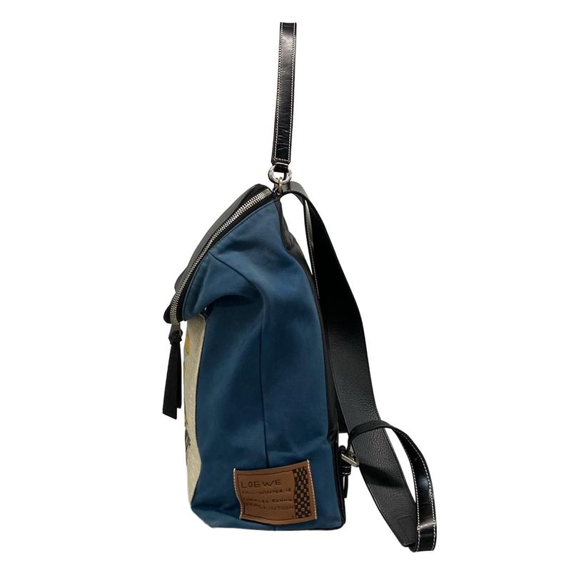 Loewe Backpack Sac Goya Backpack Blue X Black X Multi Charles Rennie Mackintosh