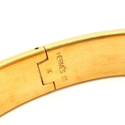 Hermes Bangle Click H Gold and Red