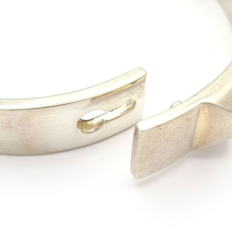 Hermes Bangle Collier de Chien Silver Size: Sh