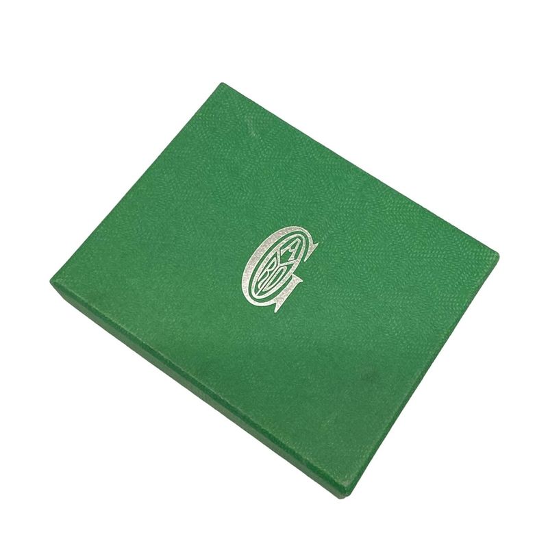 Goyard Coin Case Matignon PM Wallet Yellow Round Zipper Leather